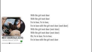 Next Door (feat. ASTN) - Amelia Moore, ASTN ( lyrics video)