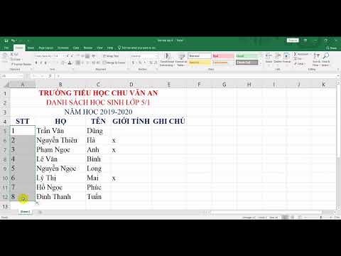 Video Tin học 4 - Tuần 20 - Chủ đề: Trang trí bảng tính - youtube