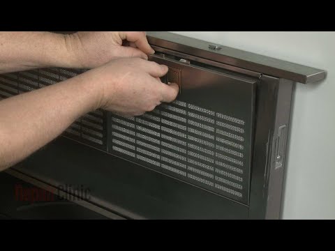 Grease Filter - Whirlpool Retractable Downdraft Vent Repair (Model #UXD8630DYS4)