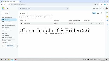 Cómo Descargar e Instalar CSiBridge 22