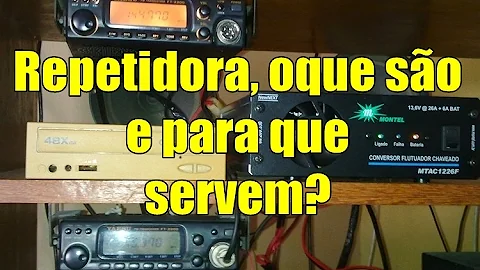 Como funciona Uma repetidora de rádio amador?
