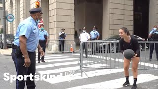 Basketball Brings Protesters And Police Together Sportskind