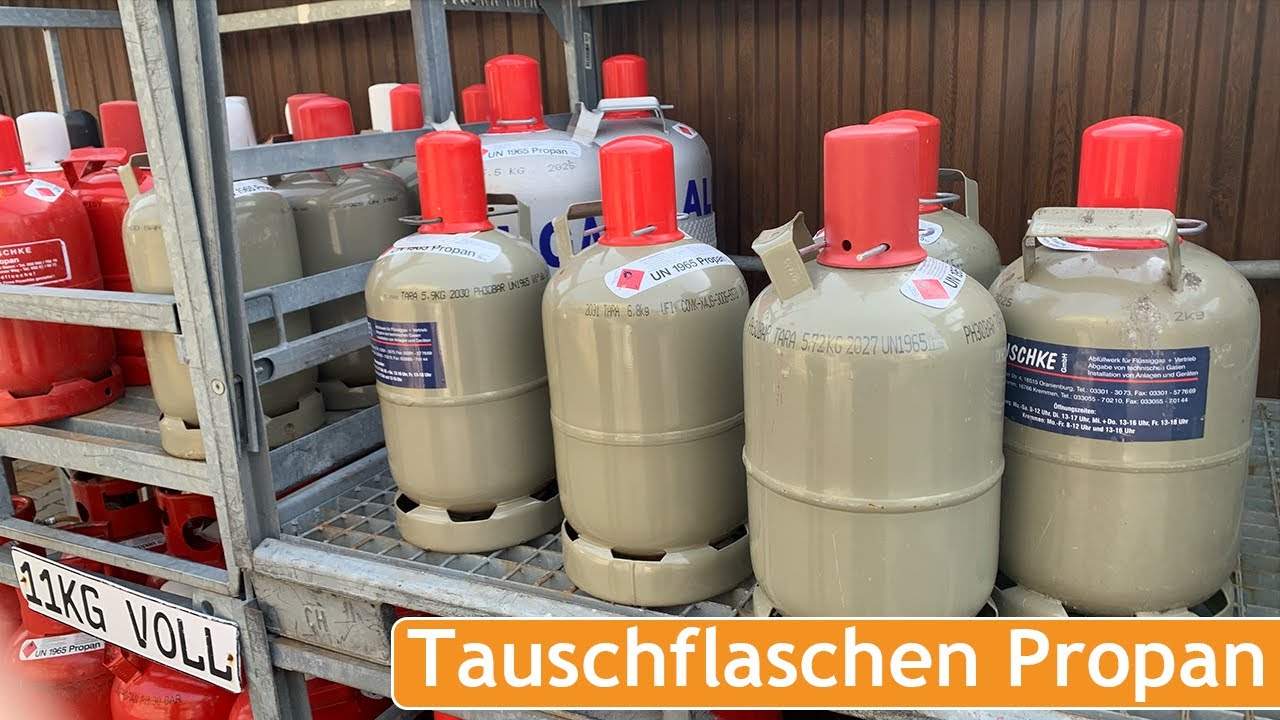 WICHTIG bei Gasflaschen Tauschflaschen, was zu beachten ist Günstig