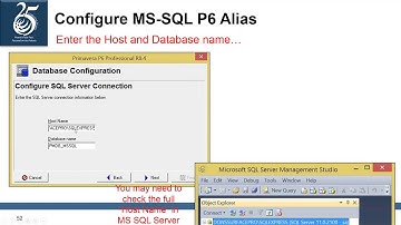 NOVEMBER 2014 INSTALLING AND CONFIGURING LOCAL DATABASES WITH P6 PRO 8 4