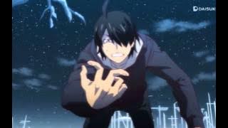 Tsukimonogatari – Araragi uses vampiric powers to heal fingers [Eng Sub]
