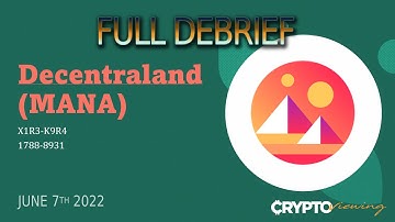 Decentraland (MANA) REMOTE VIEWING TOP HIGHLIGHTS