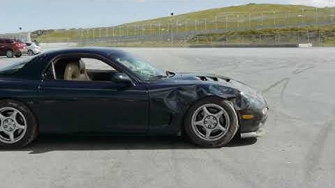 Mazda RX7 Crash at Leguna Seca at 4k 60