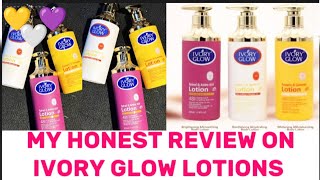 My honest review on Ivory glow lotion 
