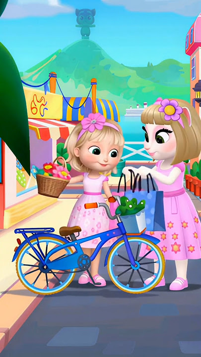 🌈 Masha and The Bear edit! #mytalkingangela2 #shorts #viral #edit #masha #aiscream