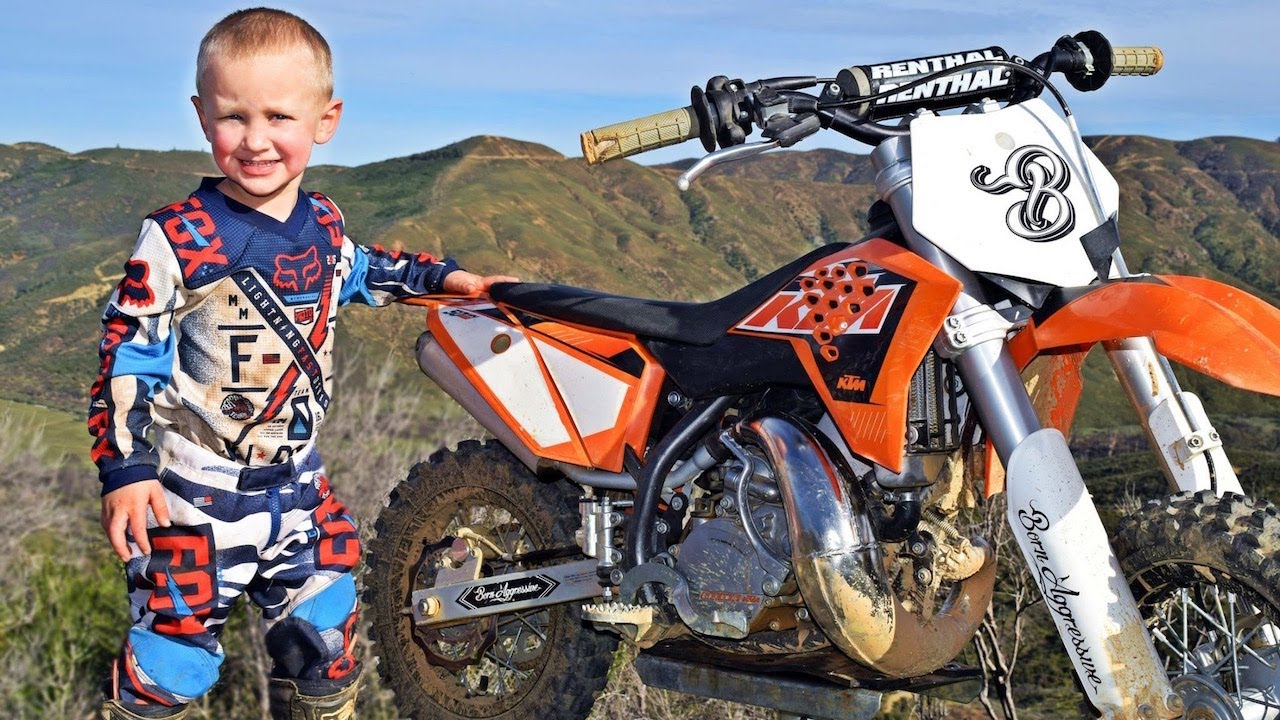 4 Year Old Biker Is A Motocross Superstar