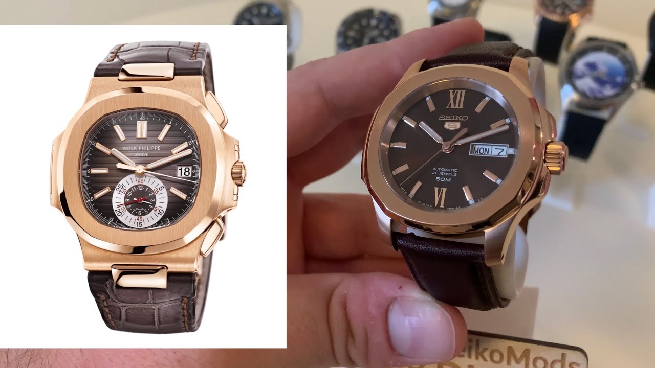 Rose Gold Seiko-Naut Mod! Inspired by BBM's Watch [SNKP18J1 Dial] &  Available Mods! - YouTube