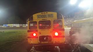 Figure 8 bus race Rockford speedway night of thrills@oldcarrescue450