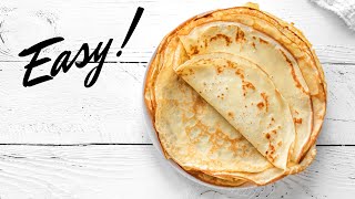 Homemade NUTELLA CREPES ready in 5 minutes