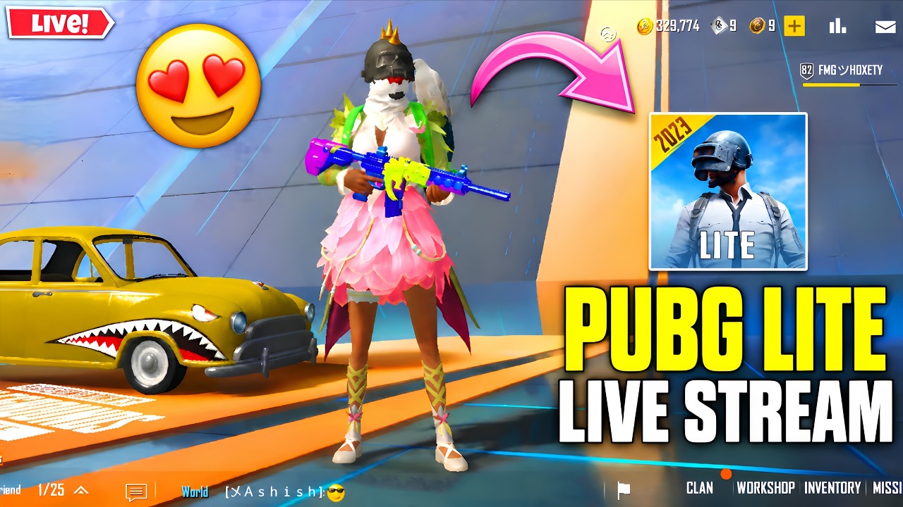 PUBG LITE COMEBACK LIVE 😱 | FMG Gaming