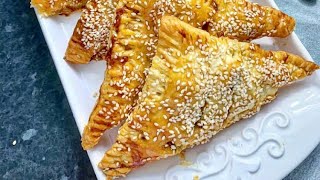 Simple Than you Imagine Brilliant Triangle Cheese Recipe from Puff Pastry