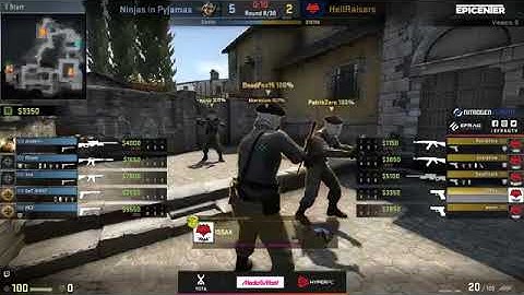NiP vs HellRaisers (map3) EPICENTER 2017 Europe Closed Qualifier