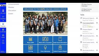 EOPS Canvas Virtual Office Tutorial Guide