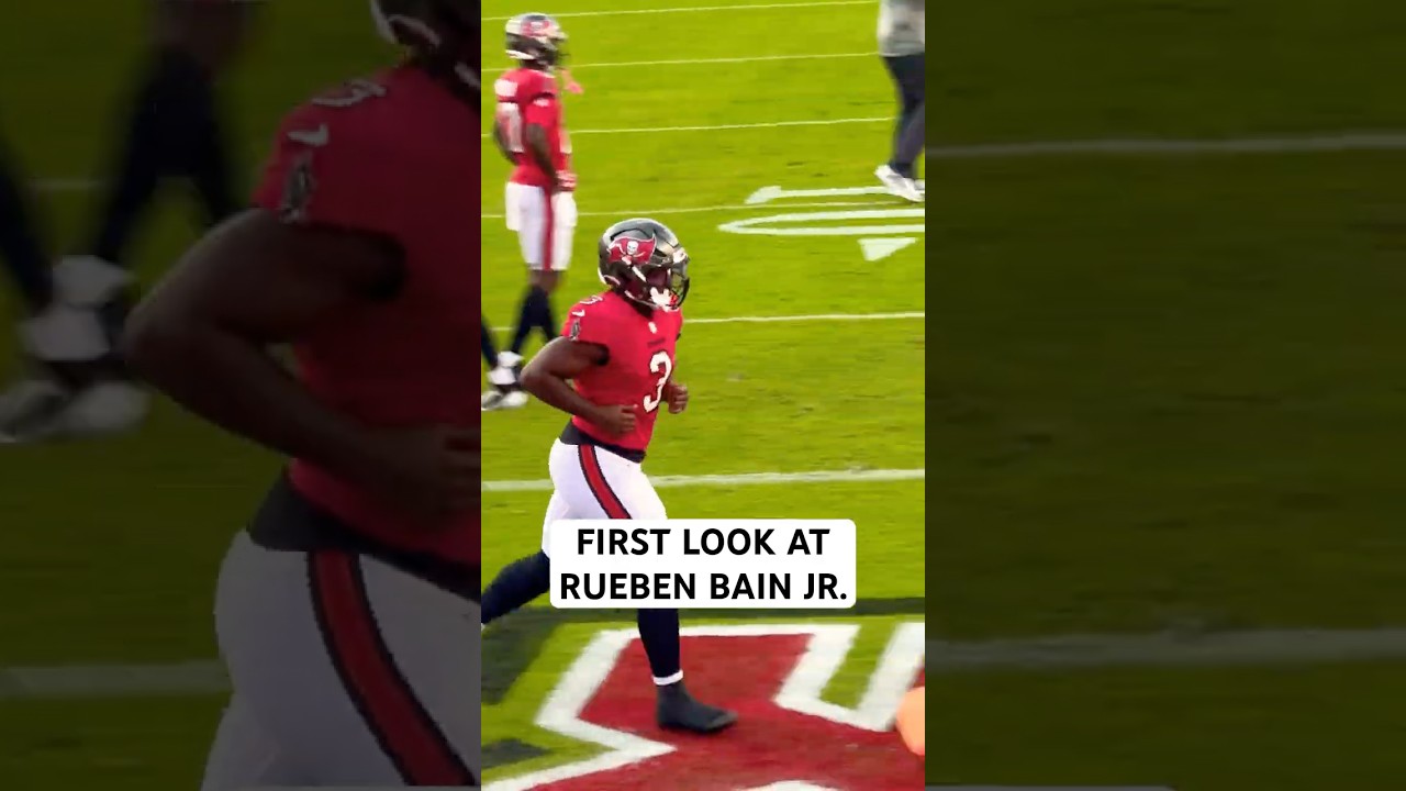 WATCH: Rueben Bain Jr. looking good in Bucs uniform 🔥 #tampabaybuccaneers #buccaneers #nfl #nflnews