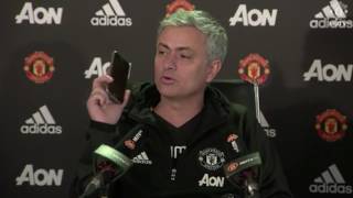 FUNNY: Jose Mourinho Answers Phone To talkSPORT At Press Conference