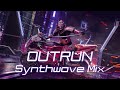 Outrun  fast synthwave and retro electro music mix 2021 no vocals