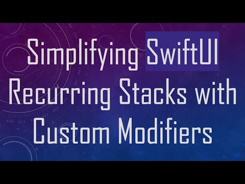 Simplifying SwiftUI Recurring