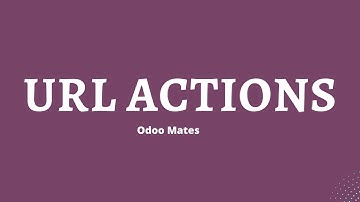 URL Action In Odoo || Redirect To URL From Code || Odoo URL Actions
