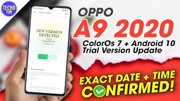 Color Os 7 for Oppo A9 2020 , Oppo A9 2020 Color Os 7 Update Date , Oppo A9 2020 Android 10 Update