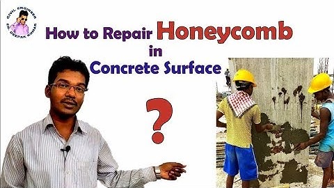 How to Repair Honeycomb in Concrete Surface? || Concrete HoneyComb Repair Method ||