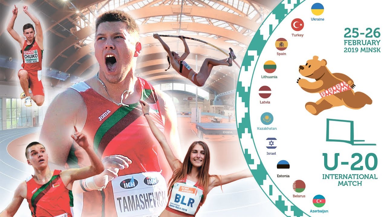 RE-LIVE - International Indoor Athletic Match U-20 | Minsk 2019 | Day 2