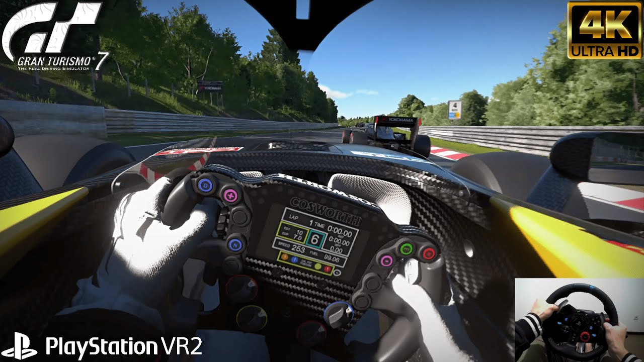 (PS5 VR2) GT7 & Logitech G29 [4K UHD] F1 