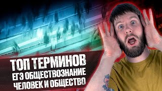 Топ терминов в ЕГЭ по обществознанию Человек и общество