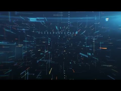 Infinite Flight Among Binary Code Stock Motion Graphics