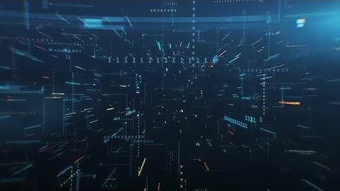 Infinite Flight Among Binary Code Stock Motion Graphics