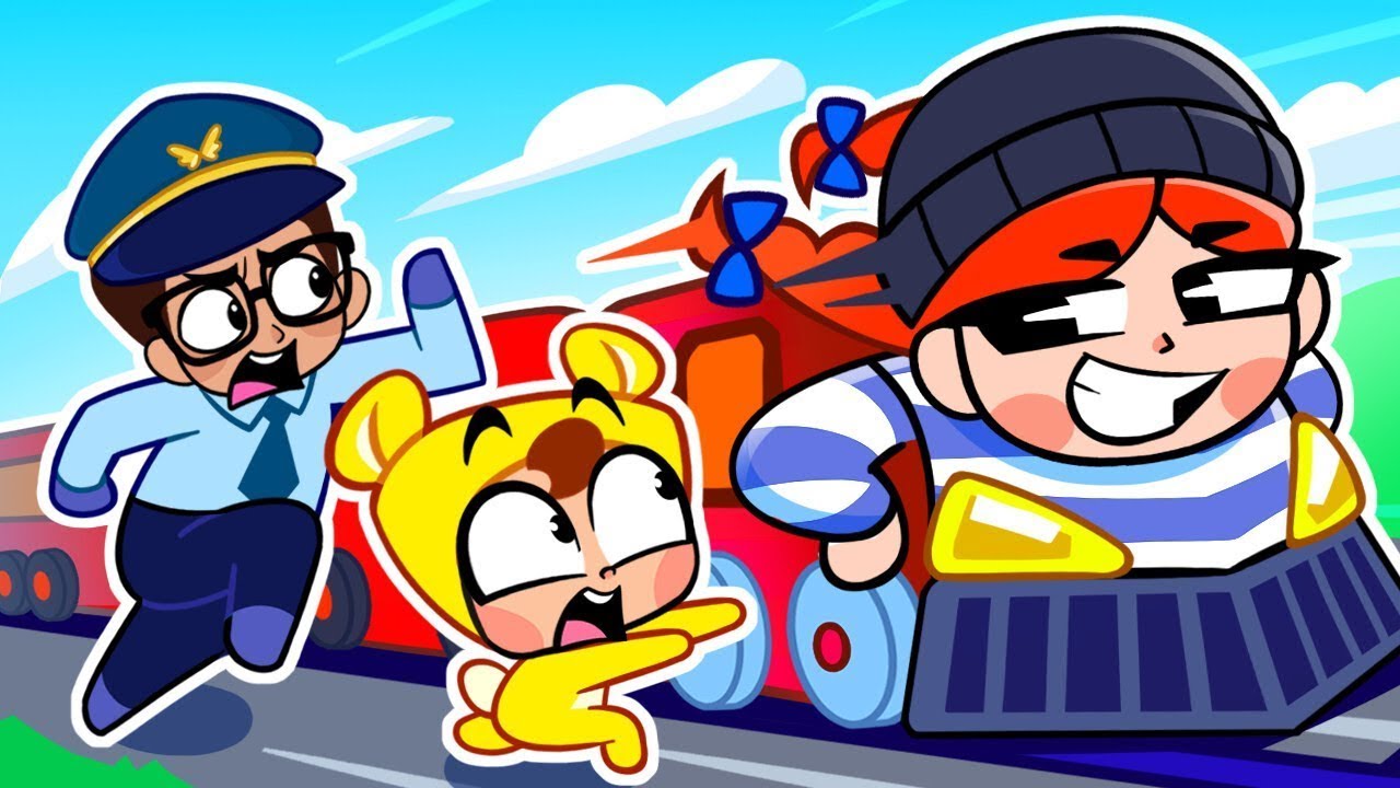 Super Silly Train Chase 🚂 Let's Learn Train Rules | Railway Safety Tips for Kids