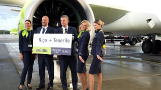 airBaltic First Flight to Tenerife