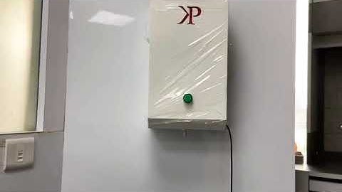 Working and Installation of Non Flammable Automatic Hand Sanitiser Dispencer Machine by KPar Group