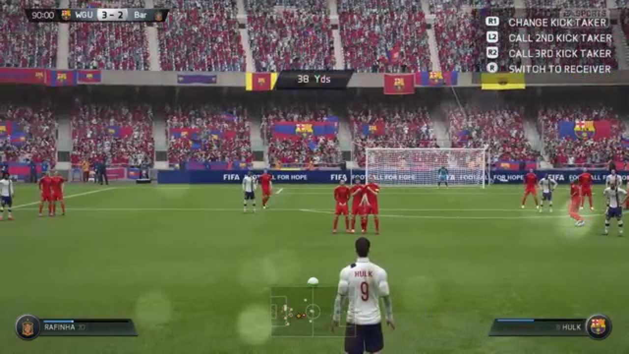 Hulk's Epic Free Kick - FIFA 15 Ultimate Team - YouTube