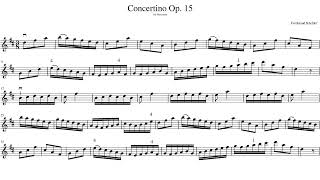 Küchler Concertino Op. 15, 3rd Movement, Violin