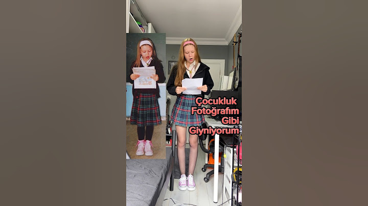 Çocukluk Fotoğrafım Gibi Giyiniyorum!