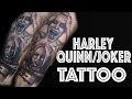Joker Tattoo On Black Skin