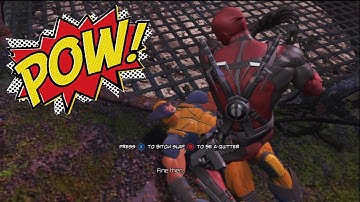 Deadpool Bitch Slapping Wolverine ( Let