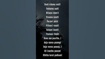 Thumbnail of Anju Vanna Poove|#thuglife #arrahman #kamalhaasan #lyrics #ytshorts