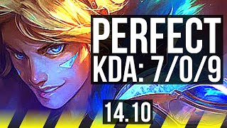 EZREAL & Karma vs KAI'SA & Dr. Mundo (ADC) | 7/0/9, Godlike | KR Diamond | 14.10