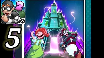 Robbery Bob 2: Double Trouble - Gameplay Walkthrough Part 5 - Hauntington (iOS, Android)