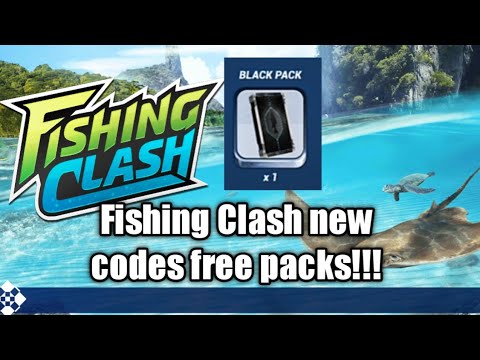 Fishing Clash new codes free packs!!!