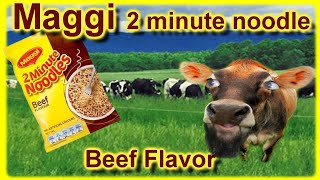 Ramen Abyss: Maggie 2 minute noodles beef flavor