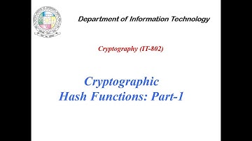 Message Integrity and Message Authentication Part-2 & Basics of Cryptographic Hash Functions