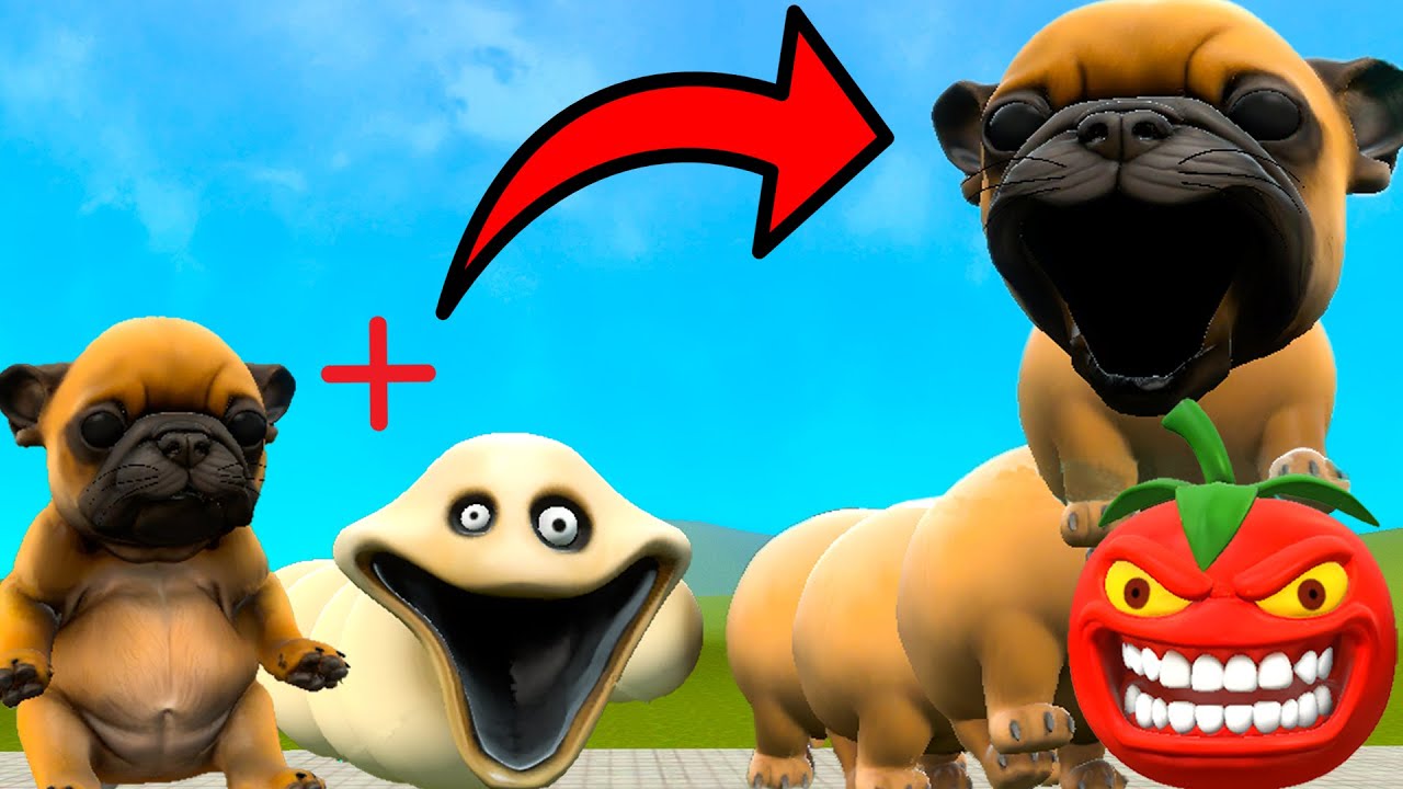 EVOLUTION OF NEW ROBLOX HUNGRY PIBBLE WORM In Garry's Mod!