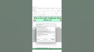 Color Coding Drop-Down Lists: Step-by-Step Tutorial