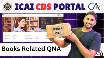 ICAI CDS Portal Update 2024: FAQs, Login Issues, Book Orders & More for CA Aspirants!